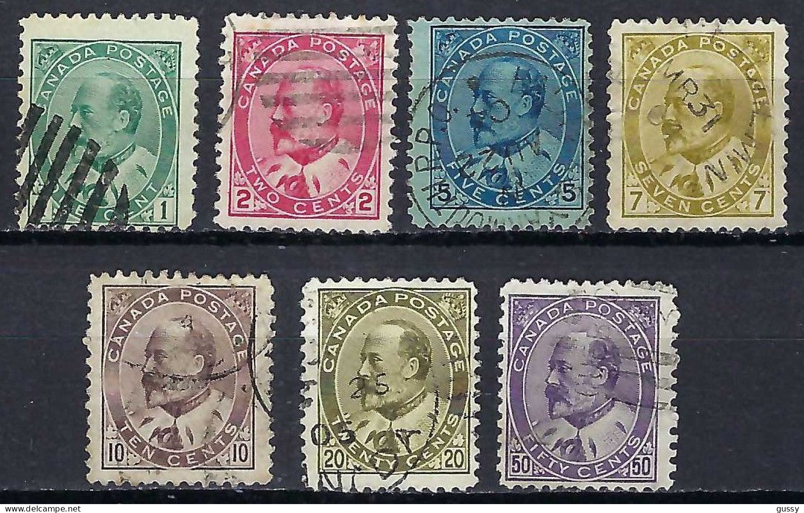 CANADA 1868-93: Lot D'obl., B Obl. - Gebraucht