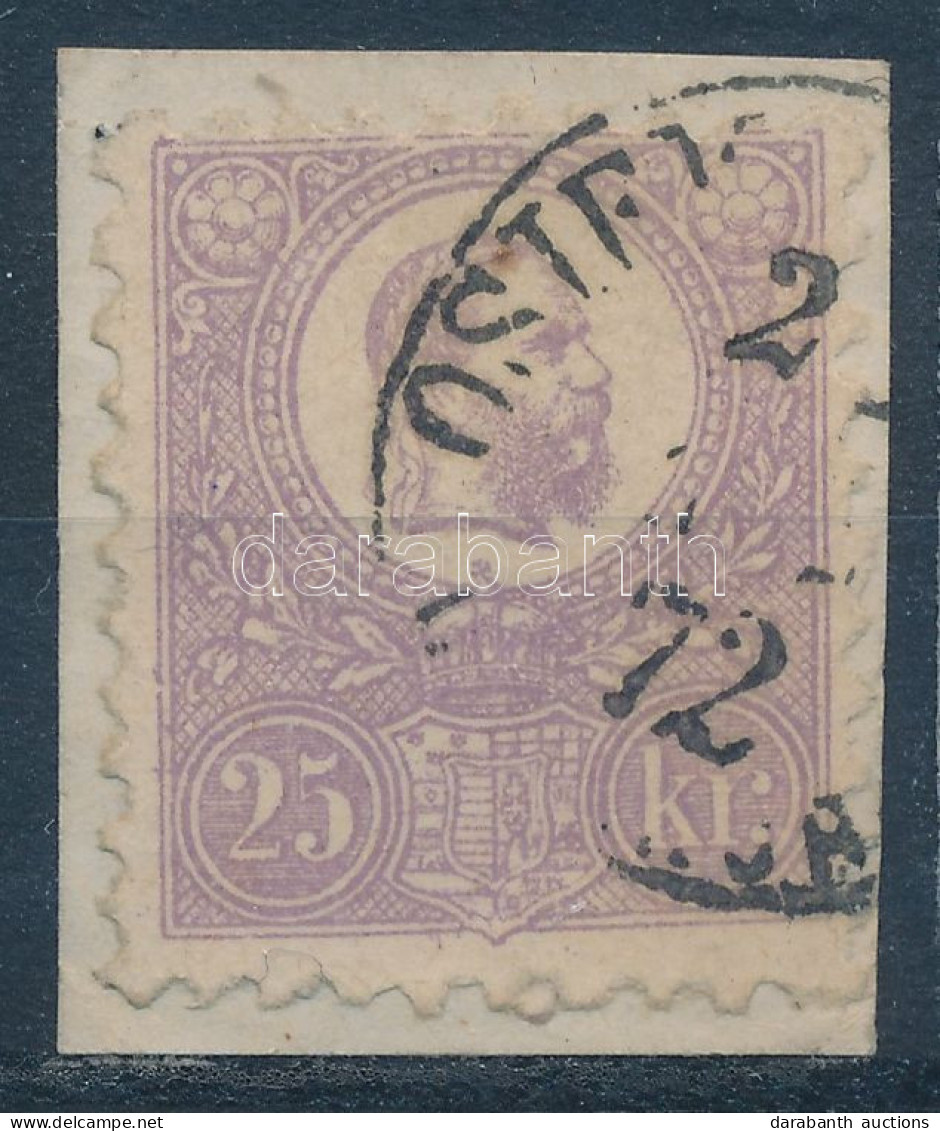 1871 Kőnyomat 25kr Sötétibolya / Dark Violet "OSIEK" - Sonstige & Ohne Zuordnung