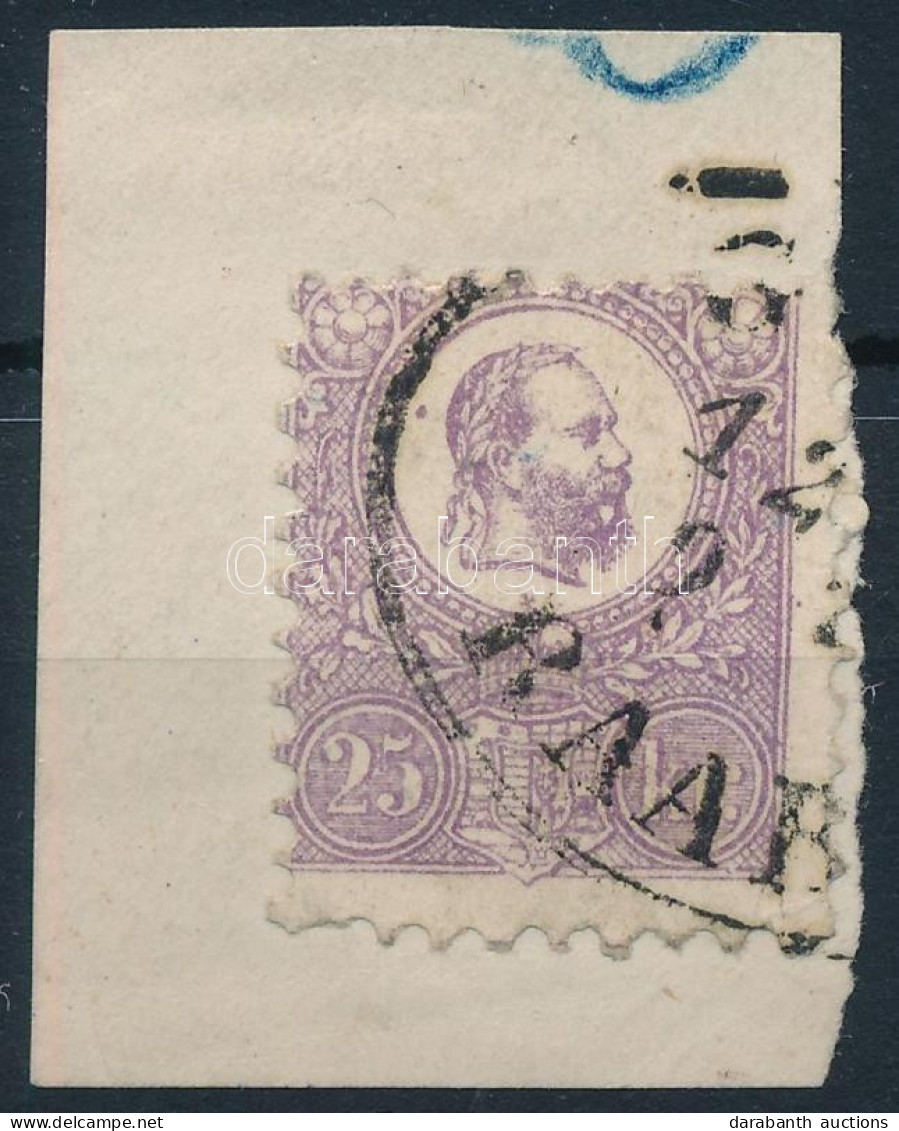 1871 Kőnyomat 25kr Sötét Ibolya, IV. Típus (110.000+) / Mi 6b Type IV. Dark Violet "RAAB" - Altri & Non Classificati