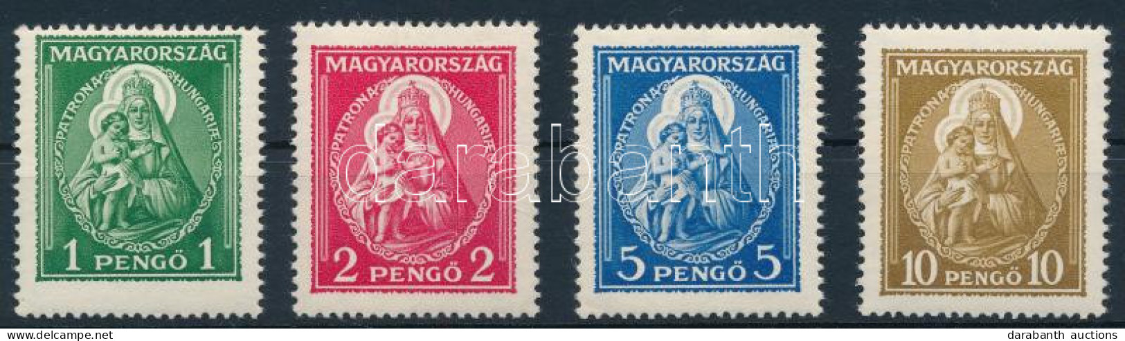 ** 1932 Nagy Madonna Luxus Minőségű Sor (90.000) / Mi 484-487 - Sonstige & Ohne Zuordnung