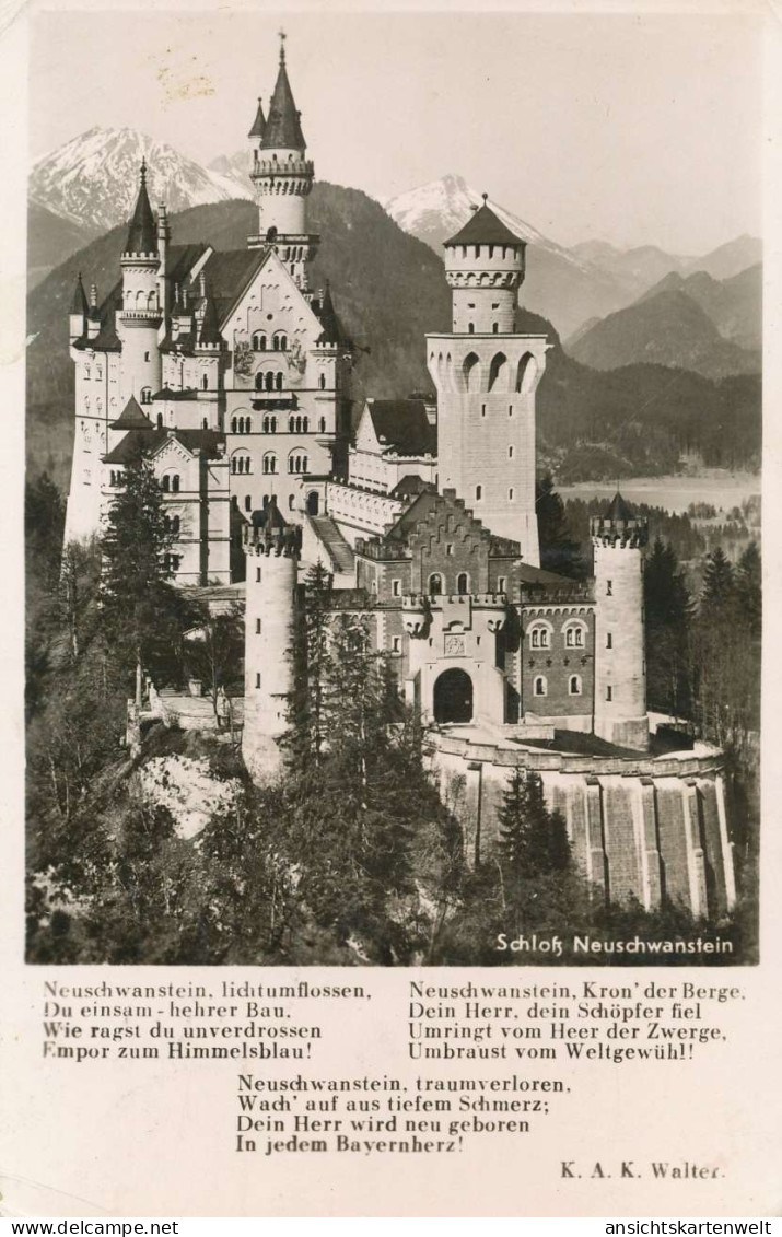 Schloss Neuschwanstein Mit Vers Gl192? #136.211 - Châteaux