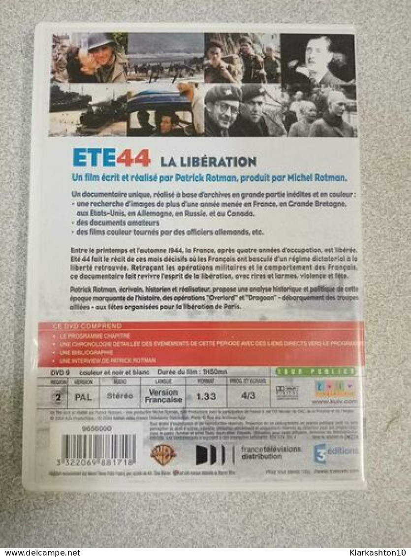 DVD - Ete 44 La Liberation (Patrick Rotman) - Otros & Sin Clasificación