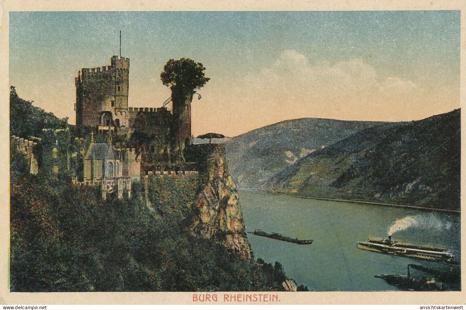 Burg Rheinstein Bei Bingen Ngl #136.251 - Châteaux