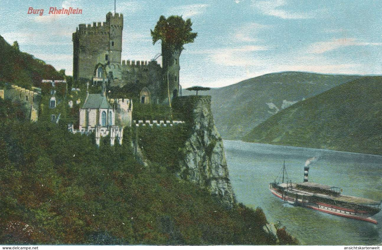 Burg Rheinstein Bei Bingen Ngl #136.240 - Châteaux