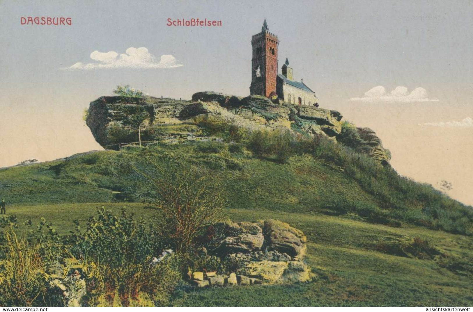 Dagsburg In Lothringen Schloßfelsen Feldpgl1915 #135.979 - Châteaux