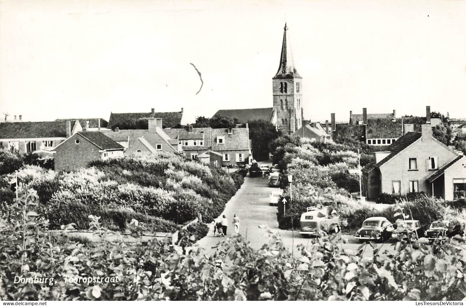 PAYS-BAS - Domburg - Tooropstraat - Vue Sur Une Rue - Vue Générale - Animé - Carte Postale Ancienne - Domburg