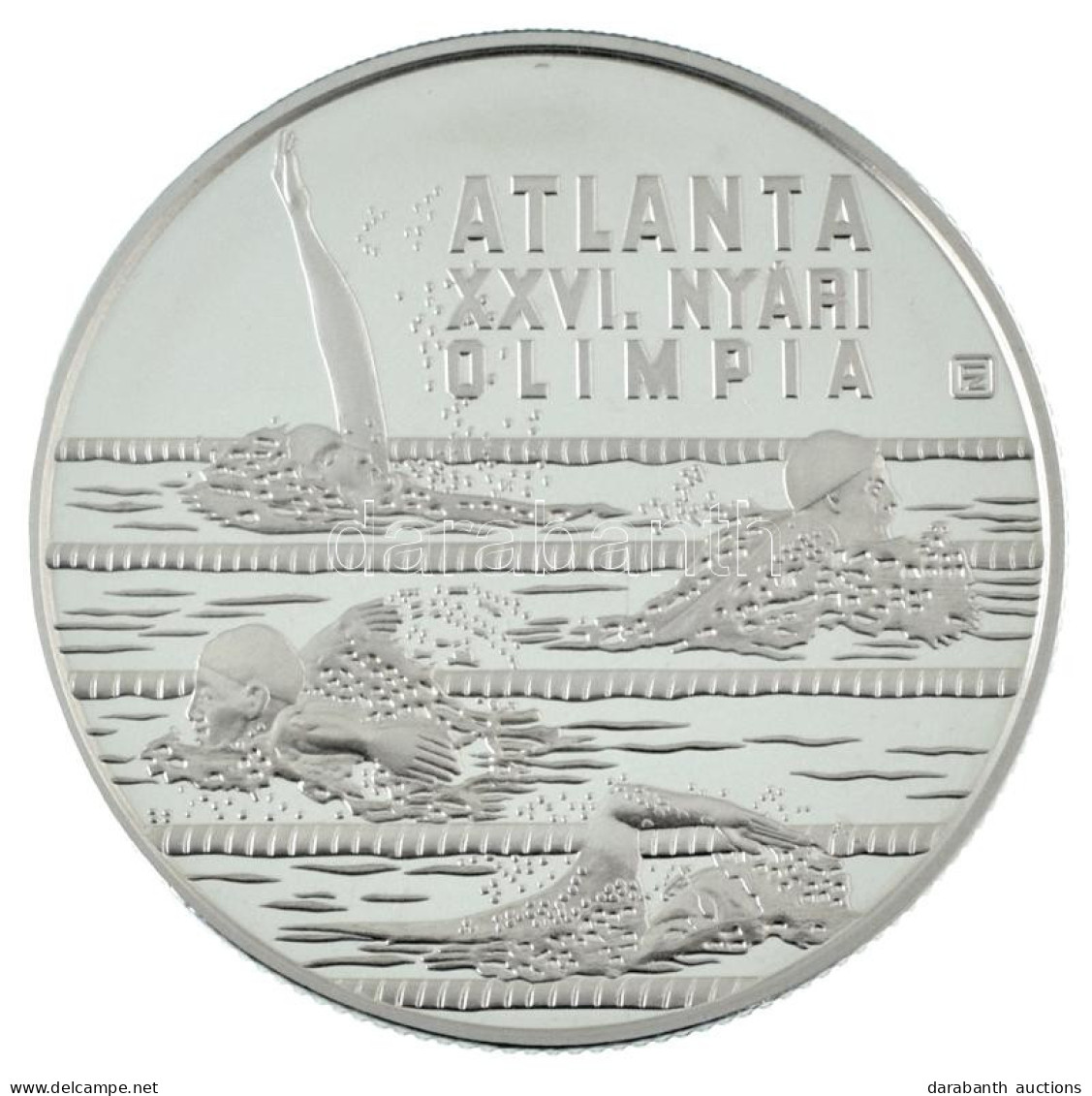 1994. 1000Ft Ag "XXVI. Nyári Olimpia - Atlanta" Jelzett Próbaveret Kapszulában. Csak 50 Db Létezik Belőle! (31,46g/0.925 - Non Classés