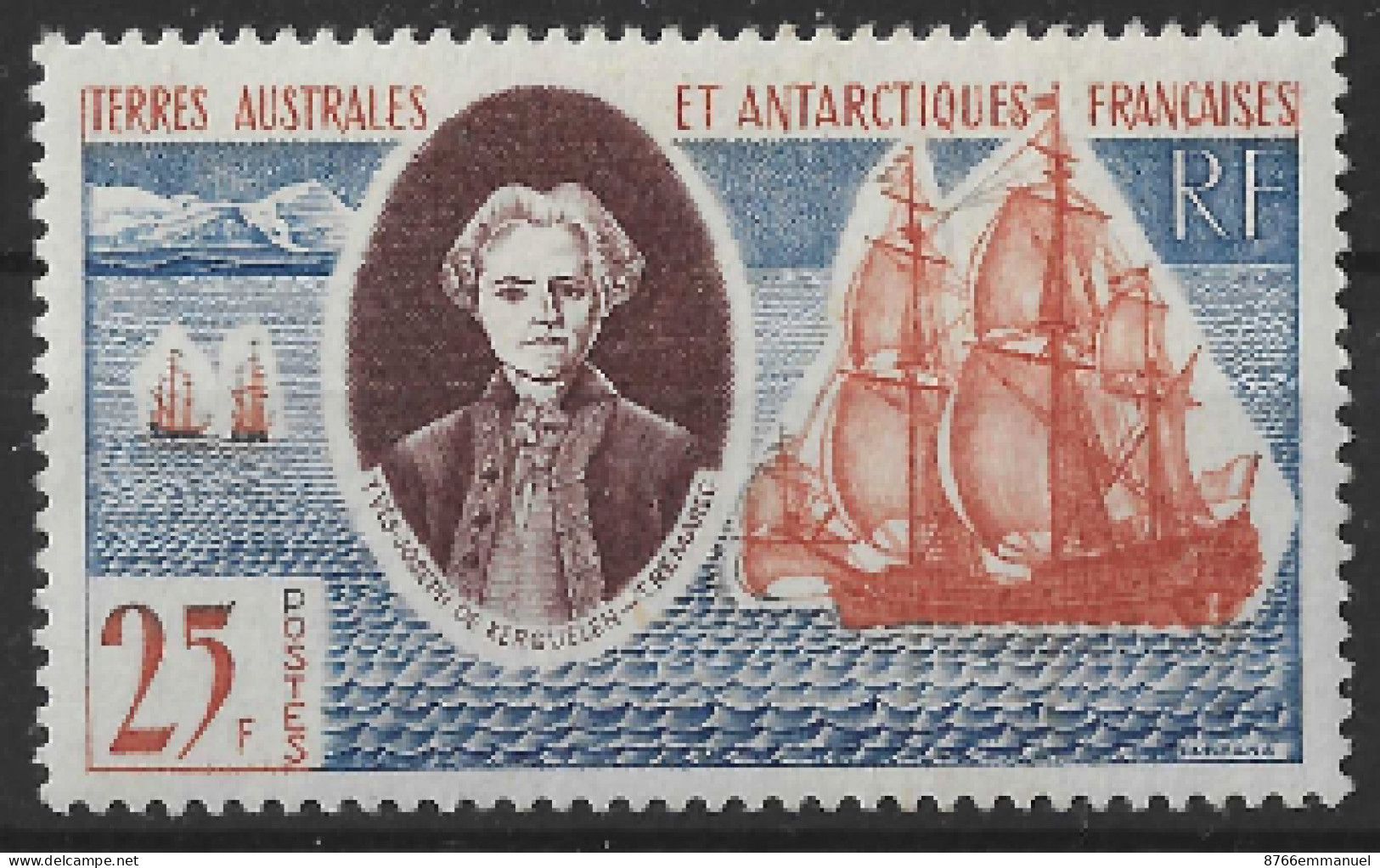 T.A.A.F. N°18 N**  Bateau - Unused Stamps