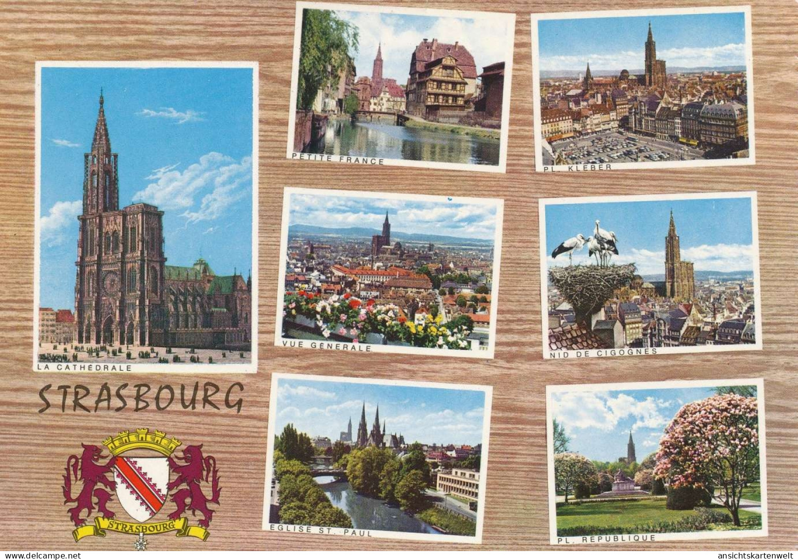 Straßburg Teilansichten Mehrbildkarte Ngl #136.388 - Elsass