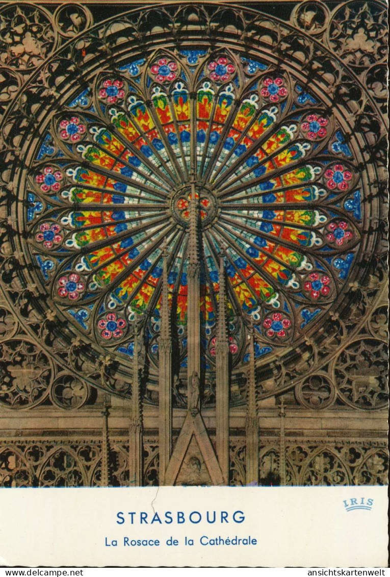 Straßburg Münster Rosettenfenster Ngl #136.387 - Elsass