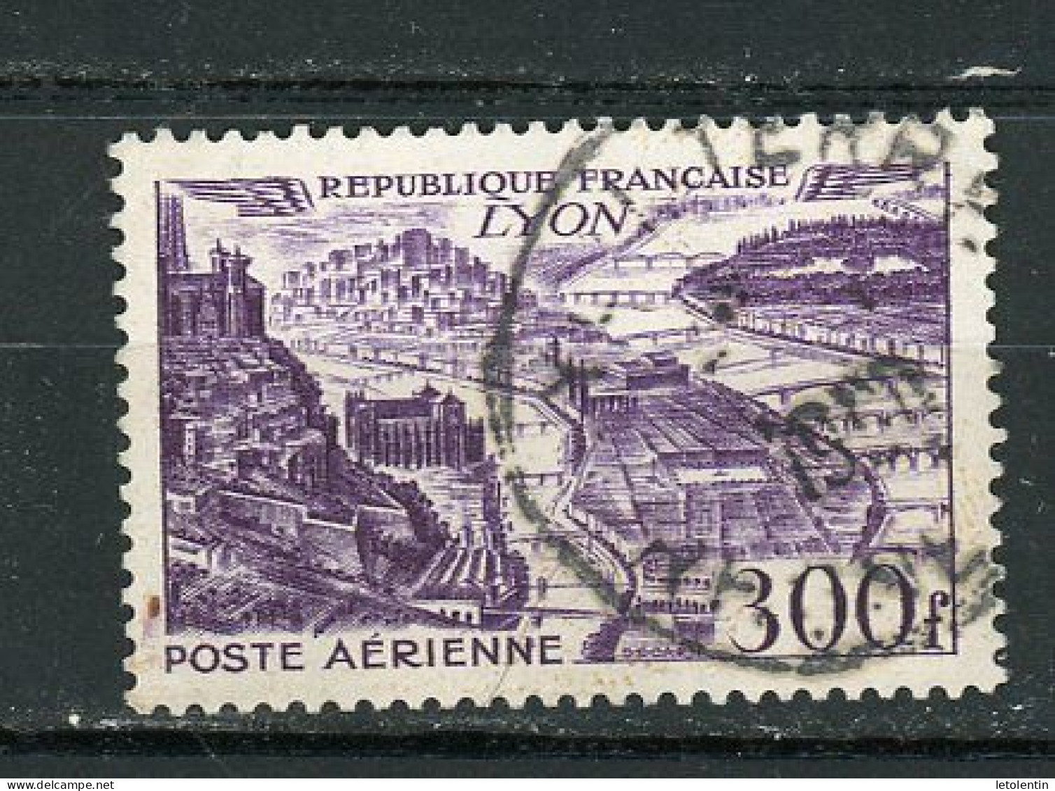 FRANCE -  POSTE AERIENNE - N° Yvert 26 Obli. !! - 1927-1959 Usati