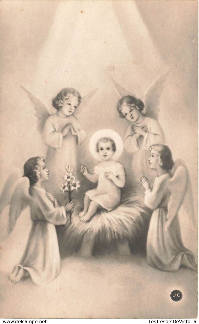 ANGES - Un Enfant - Dessin - Carte Postale Ancienne - Engelen