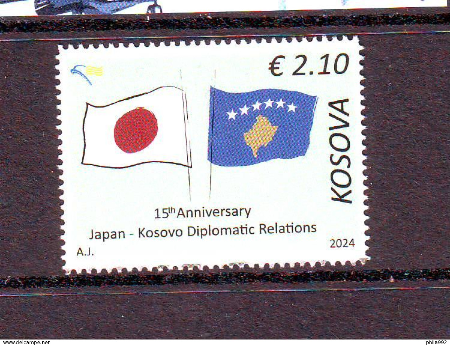 Kosovo 2024 15th Anniversary Japan - Kosovo Diplomatic Relations MNH - Kosovo