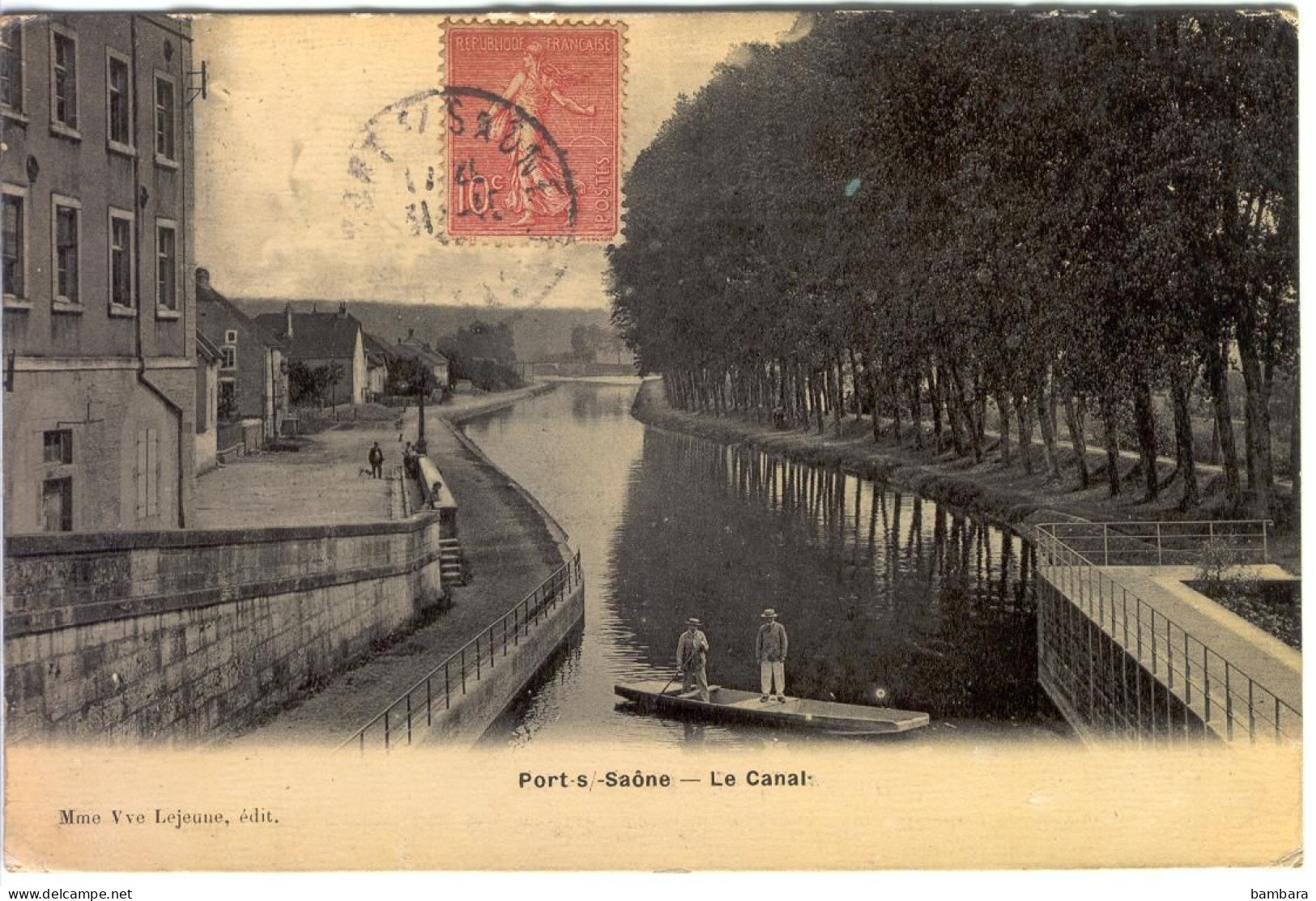 PORT SUR SAONE - Le Canal . - Port-sur-Saône