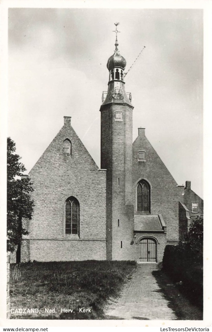 PAYS-BAS - Gadzand - Ned Herv Kerk - Vue Sur L'église - Vue De L'extérieure - Carte Postale Ancienne - Otros & Sin Clasificación