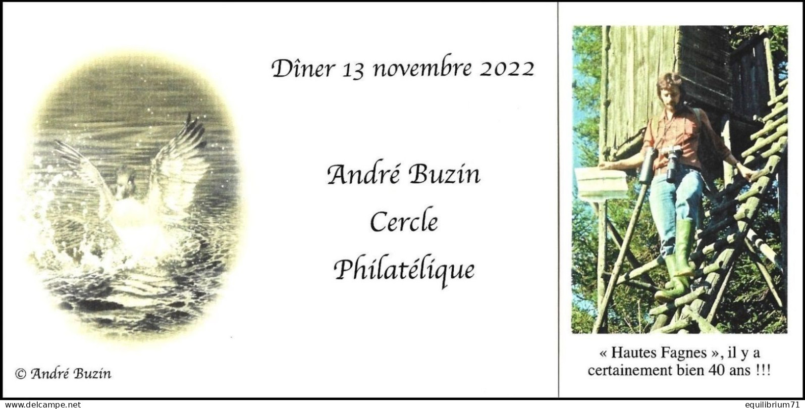 DUOSTAMP/MYSTAMP° - Garrot à œil D'or / Brilduiker / Gewöhnliches Goldenes Auge - Menu - 21-03-2020 - BUZIN - RRR - 1985-.. Pájaros (Buzin)