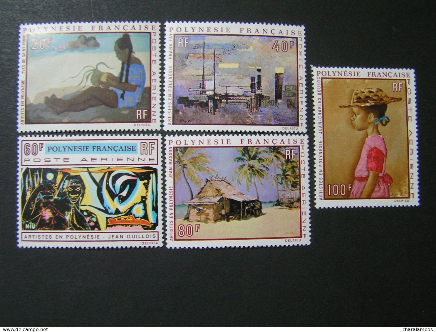 Polynesia Franch 1970 Set  Painting  MNH.. - Nuevos