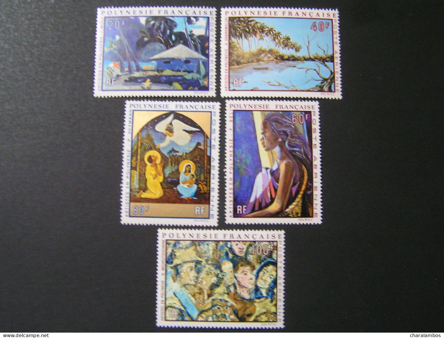 Polynesia Franch 1971 Set  Painting  MNH.. - Neufs