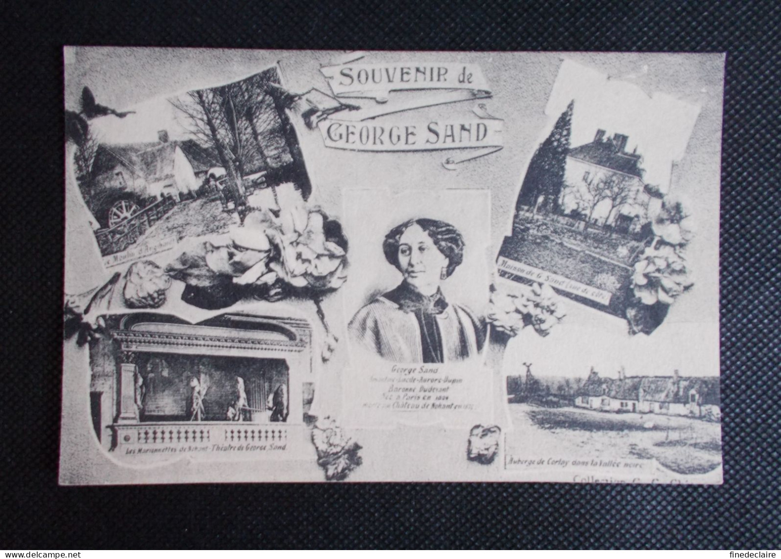 Carte Postale - Souvenir De George Sand - Historische Persönlichkeiten