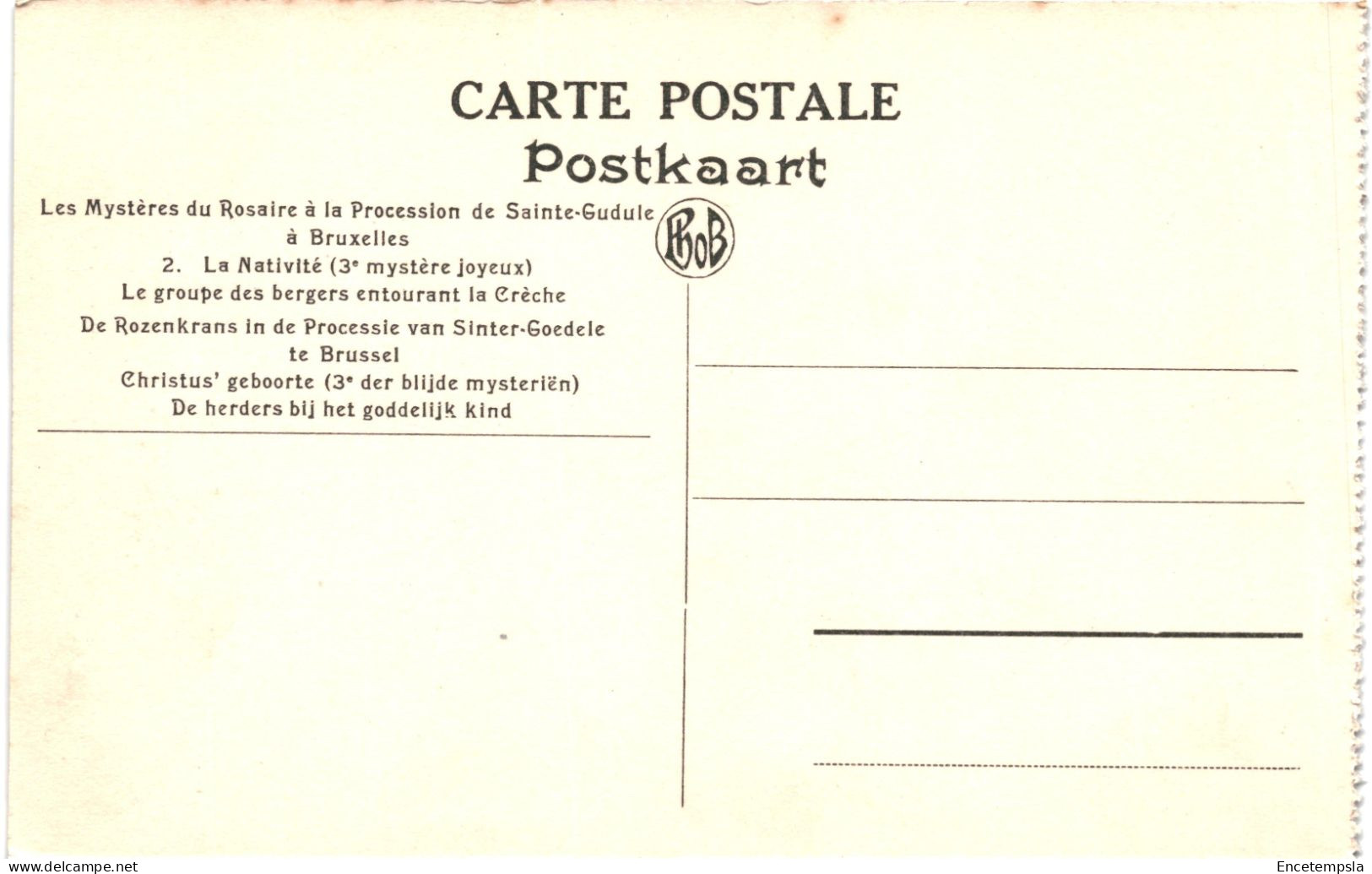 CPA Carte Postale Belgique Bruxelles Procession De Sainte Gudule  La Nativité   VM79538 - Feste, Eventi