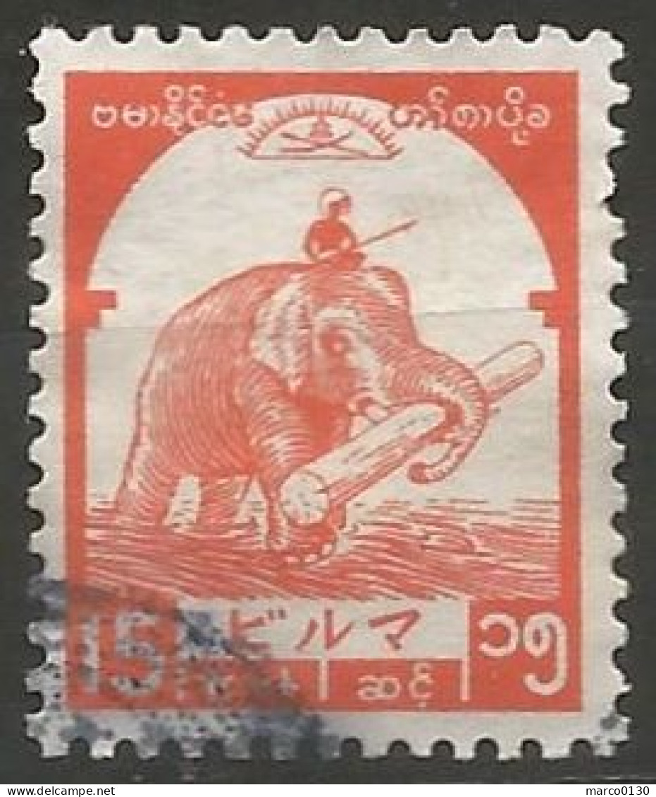 BIRMANIE / OCCUPATION JAPONAISE N° 41 OBLITERE - Birmania (...-1947)