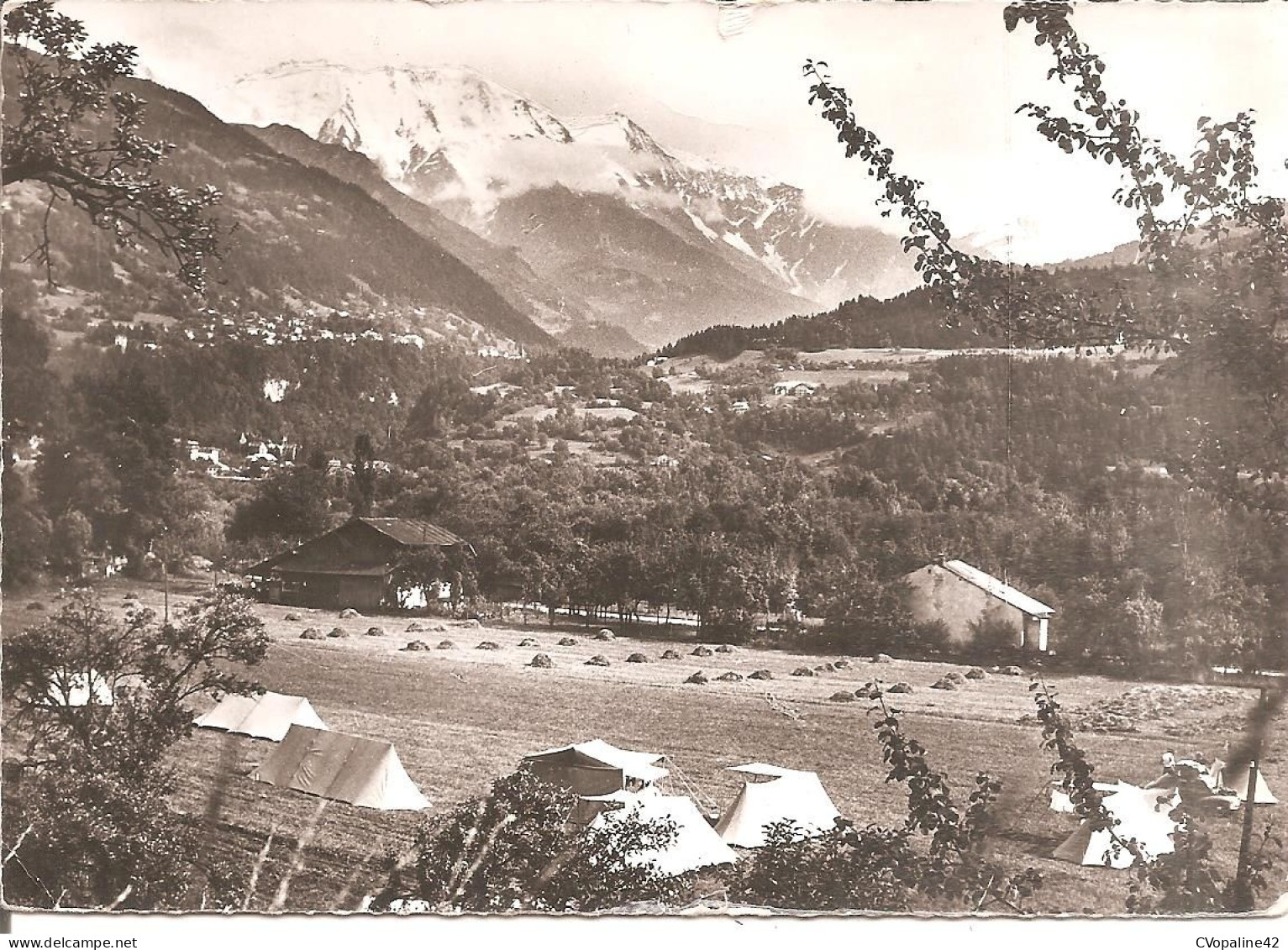PASSY (74) Le Camp Du Mont-Blanc - Panorama Sur Saint-Gervais Et La Chaîne Du Mont-Blanc  CPSM  GF - Passy
