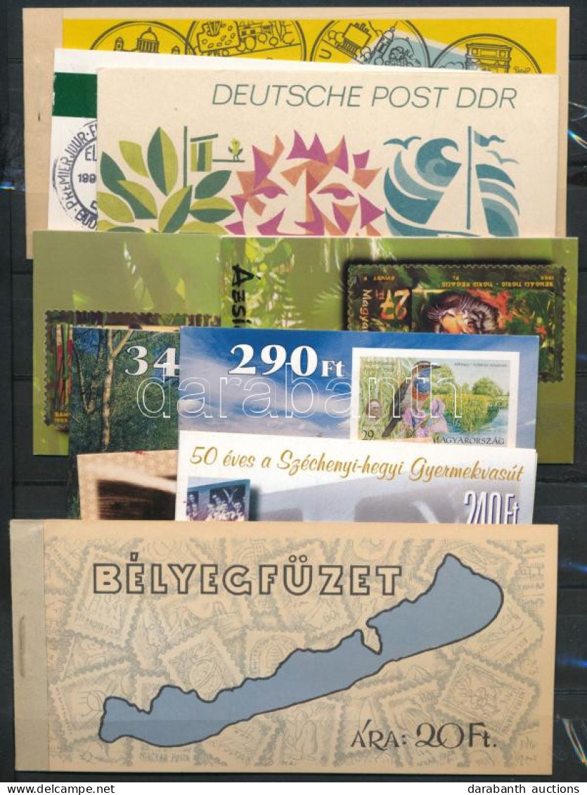 ** 16 Db Magyar és 7 Db Külföldi Bélyegfüzet / 16 Hungarian And 7 Foreign Stamp Booklets - Sonstige & Ohne Zuordnung