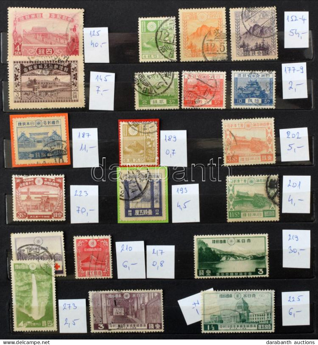 **, (*), *, O Japán Bélyegek, FDC-k 10 Lapos Közepes Berakóban / Japan Stamps, FDC's In Stockbook (ca Mi EUR 360,-) - Other & Unclassified