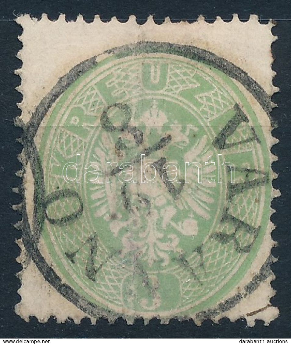 O 1863 3kr "VARANNO" (hajtott / Folded) - Other & Unclassified