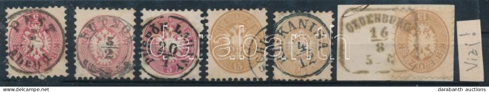 O 1864 6 Db Vízjeles Bélyeg / With Watermark - Sonstige & Ohne Zuordnung