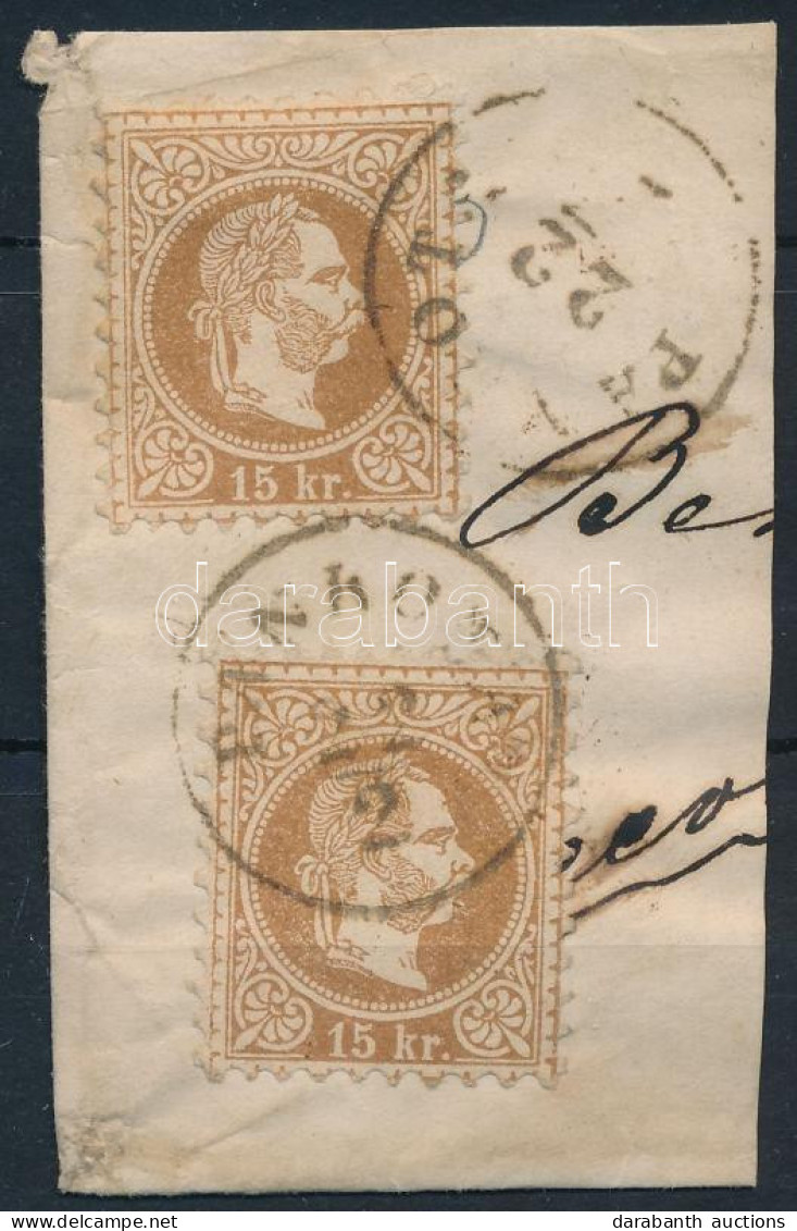 1867 2 X 15kr "PANKOTA" - Andere & Zonder Classificatie