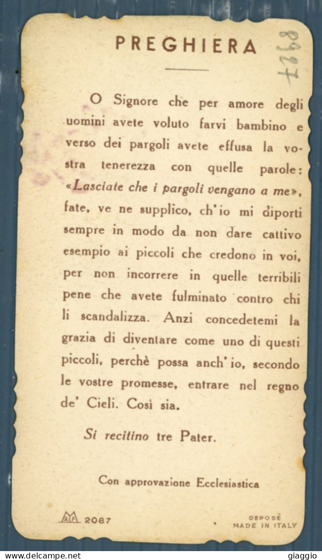 °°° Santino N. 8927 - Preghiera °°° - Religión & Esoterismo