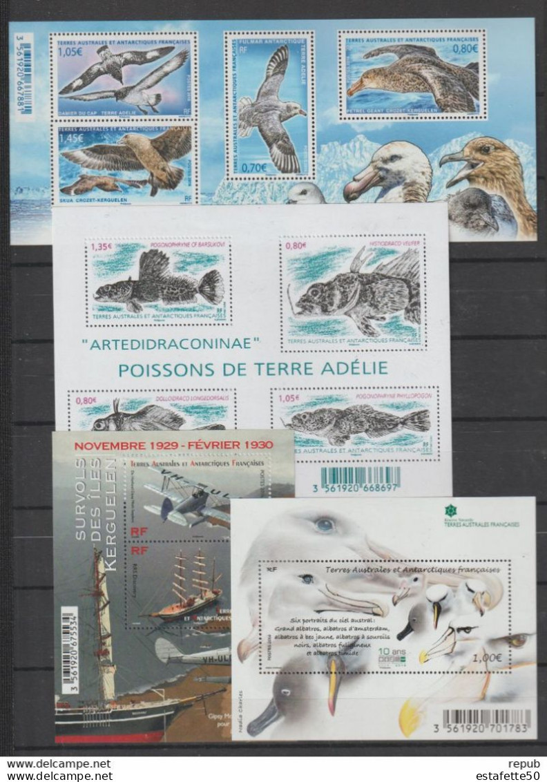 TAAF;2016;année Complète;TP N°761 à 794  + Tous Les BF;NEUFS**;MNH - Annate Complete