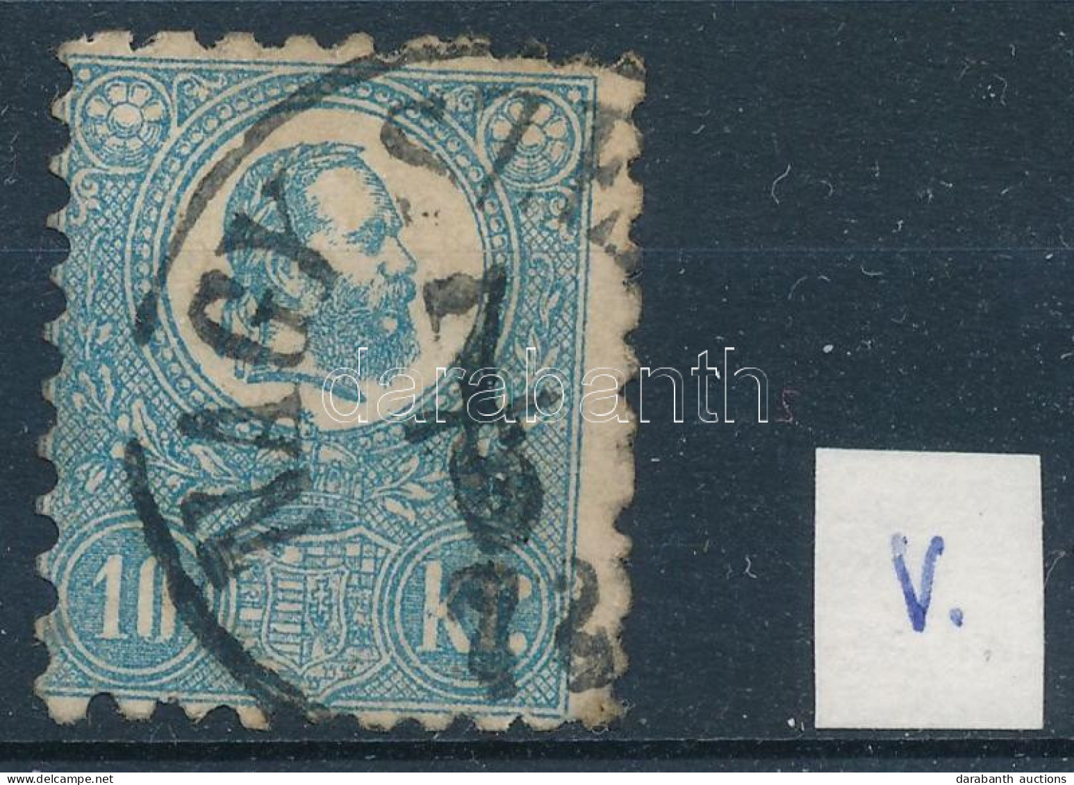 O 1871 Kőnyomat 10kr Type V. "NAGY-SZE(BEN)" - Other & Unclassified