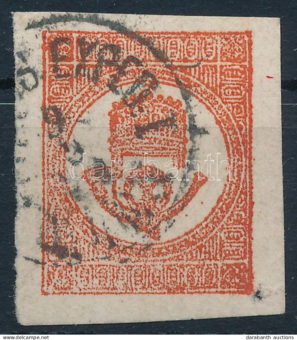 O 1871 Hírlapbélyeg Lemezhibával / Newspaper Stamp With Plate Flaw "... EXPED I." - Autres & Non Classés