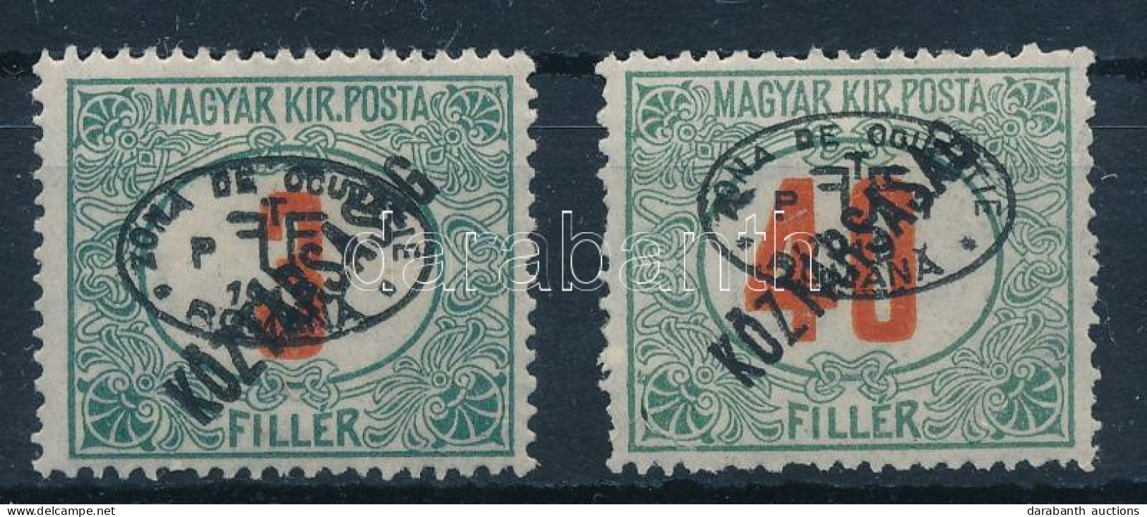 * Debrecen I. 1919 2 Klf Bélyeg. Signed: Bodor - Other & Unclassified