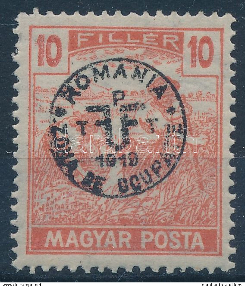 ** Debrecen II. 1920 Magyar Posta 10f Próbanyomat / Proof. Certificate: Bodor - Autres & Non Classés
