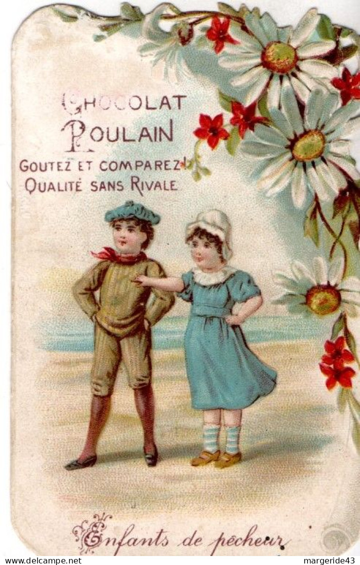 CHROMOS CHOCOLAT POULAIN - COUPLE DE PROMENEURS - Marine Life