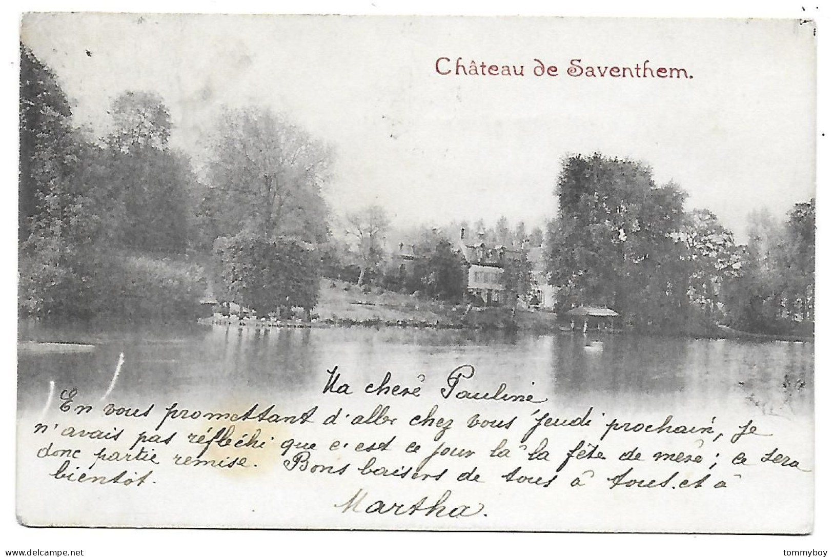 CPA Saventhem, Château De Saventhem - Zaventem