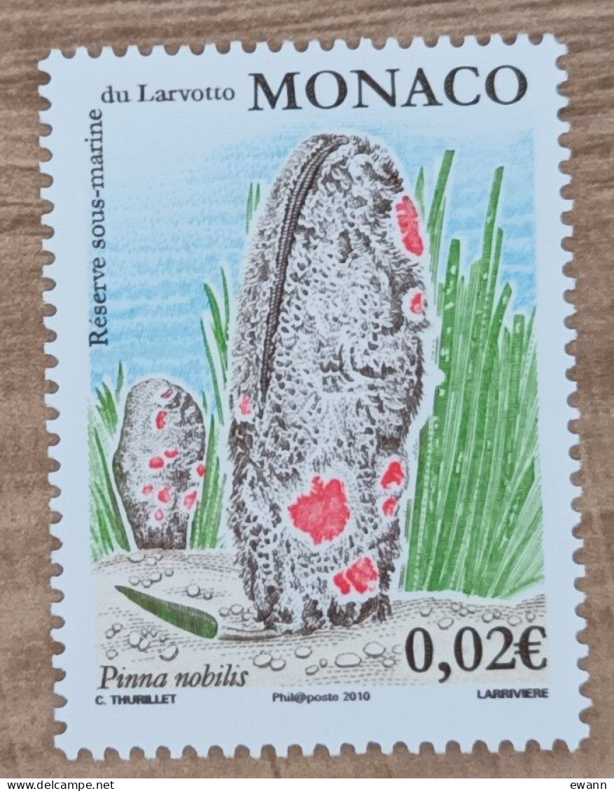 Monaco - YT N°2736 - Réserve Sous Marine Du Larvotto - 2010 - Neuf - Unused Stamps
