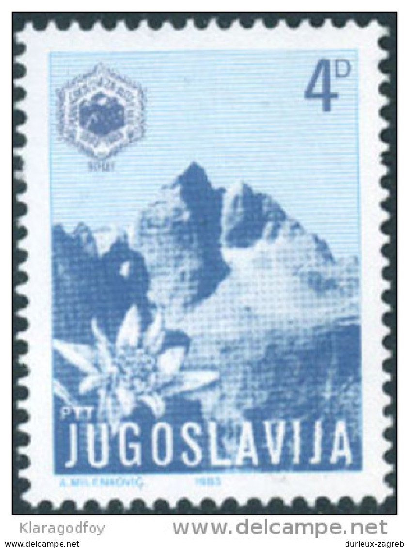 Yugoslavia 1983 Slovenian Alpinist Club MiNr 1973 MNH - Ungebraucht
