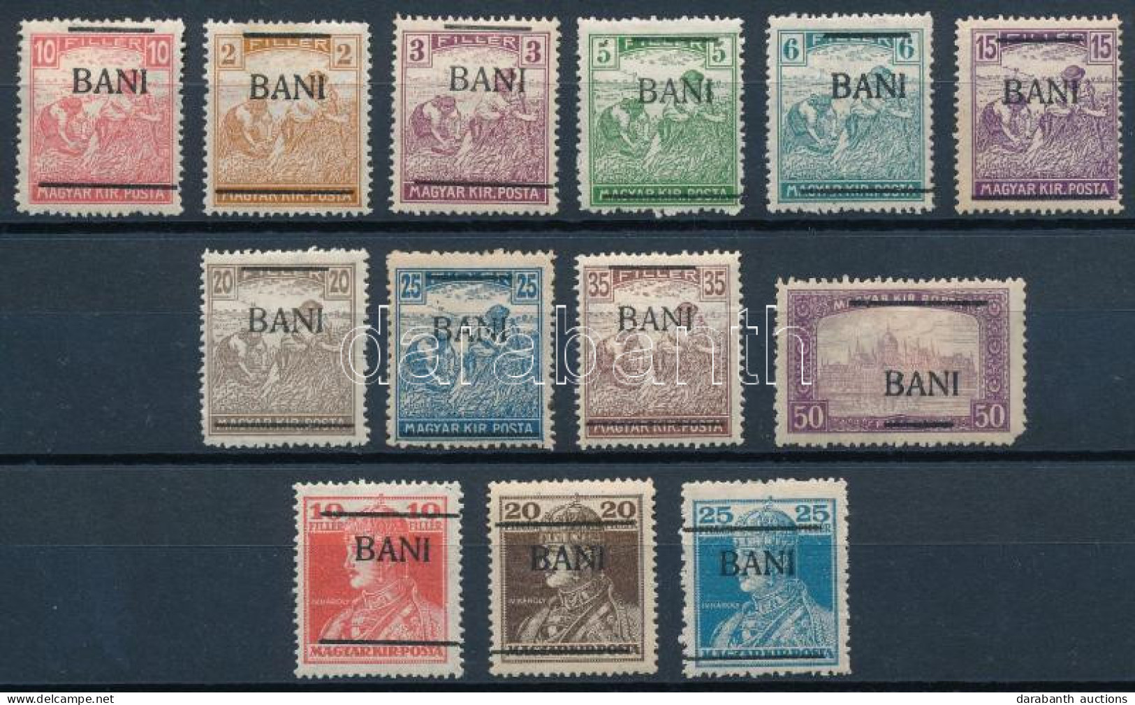 * Borosjenő 1919 13 Klf Bélyeg / Private Stamps - Autres & Non Classés