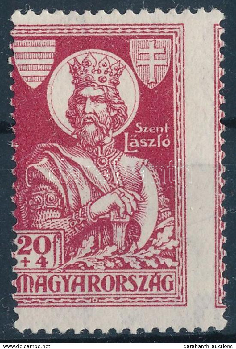 ** 1930 Szent Imre 20f Képbe Fogazva / Mi 465 Shifted Perforation - Sonstige & Ohne Zuordnung