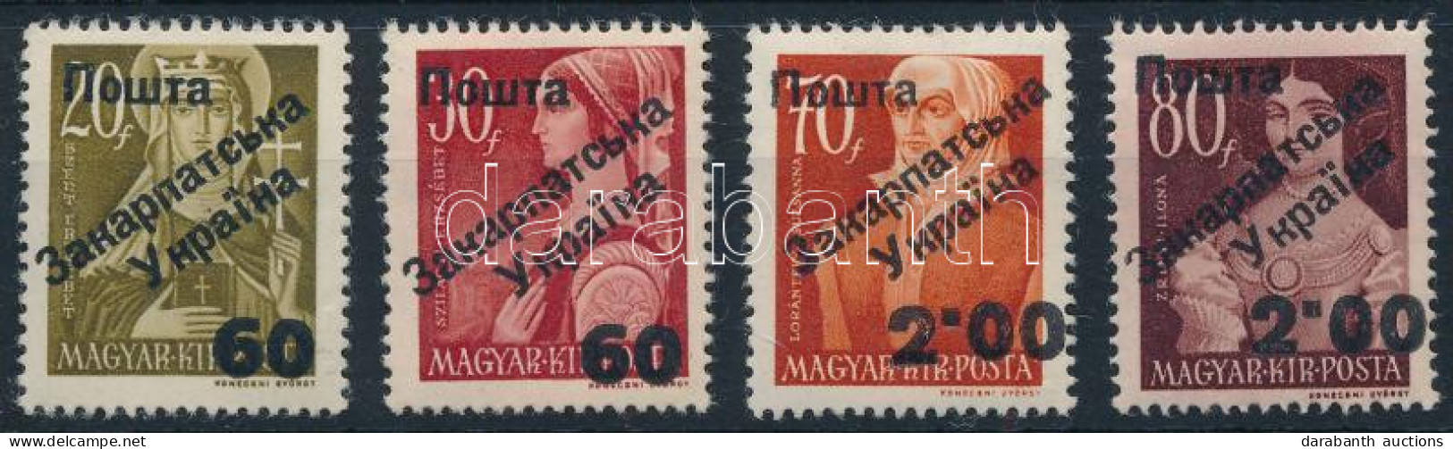 ** Ungvár II. 1945 4 Klf Nagyasszonyok Bélyeg. Signed: Bodor (60.000) - Andere & Zonder Classificatie