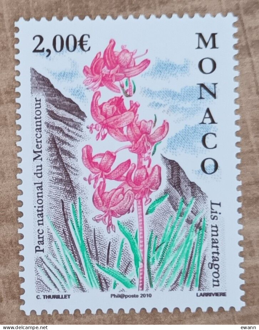 Monaco - YT N°2737 - Parc National Du Mercantour - 2010 - Neuf - Unused Stamps