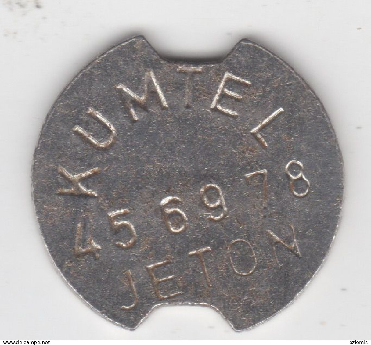 TURQUIE,TURKEI,TURKEY KUMTEL TELEPHONE  COATED IRON  TOKENS -24,6 MM. - Other & Unclassified