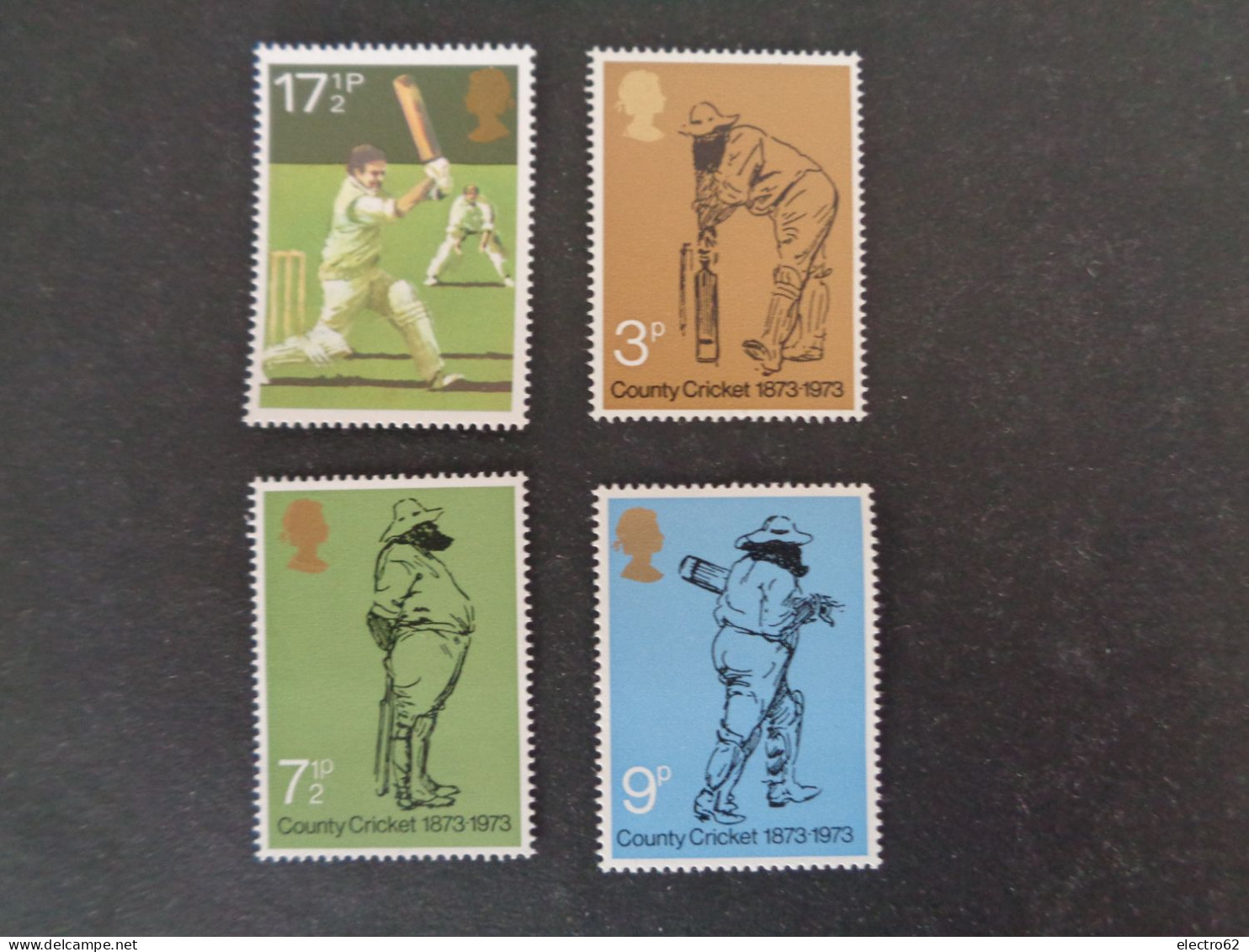 Grande Bretagne Great Britain Cricket Großbritannien Gran Bretagna Gran Bretaña 1973 1980 Angleterre Gilbert Grace - Cricket