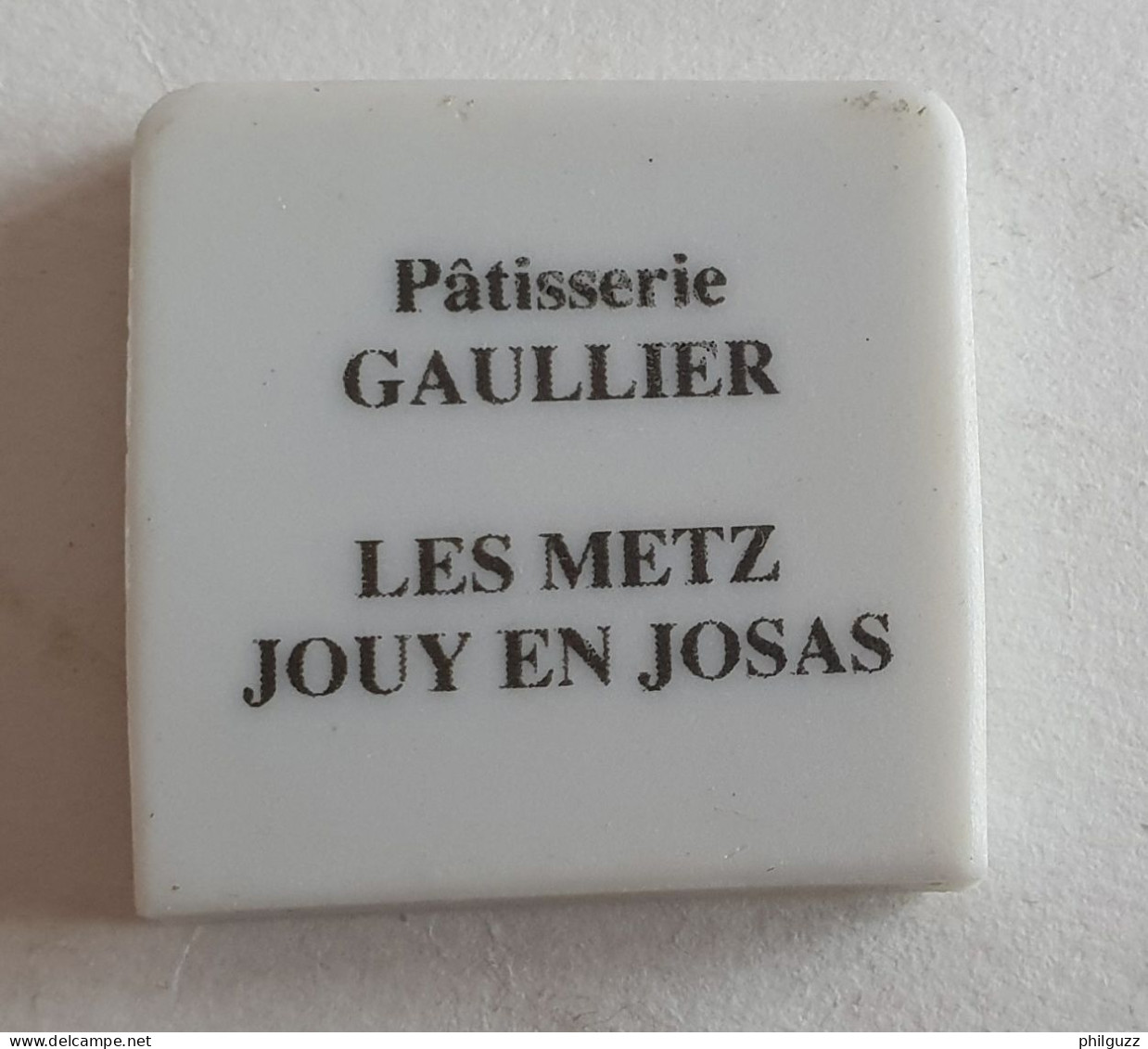 Feve Publicitaire Perso PATISSERIE GAULLIER JOUY EN JOSAS - BLASON - Regio's