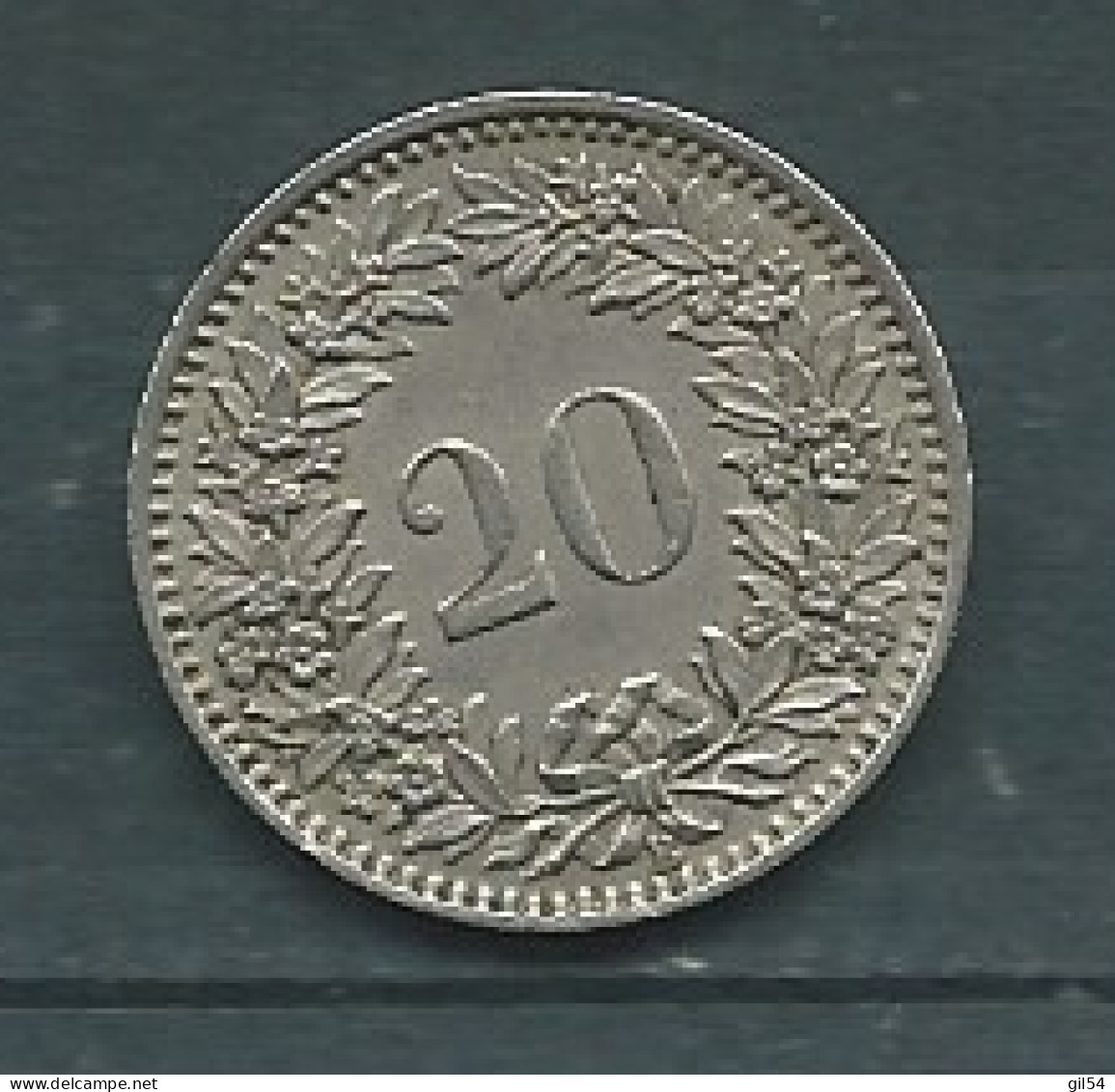 Suisse 20 Rappen 1943 -  Pieb 24905 - 20 Centimes / Rappen