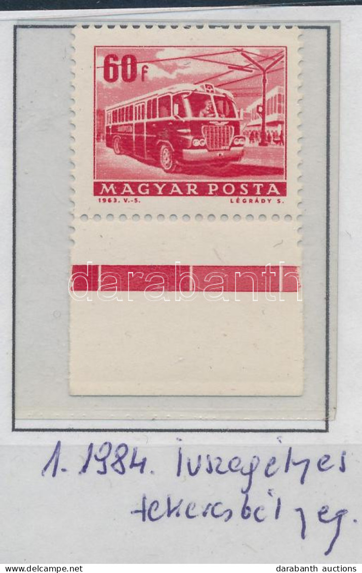 ** 1964 Közlekedés Tekercsbélyeg 60f ívszéllel / Coil Stamp Margin Piece - Autres & Non Classés